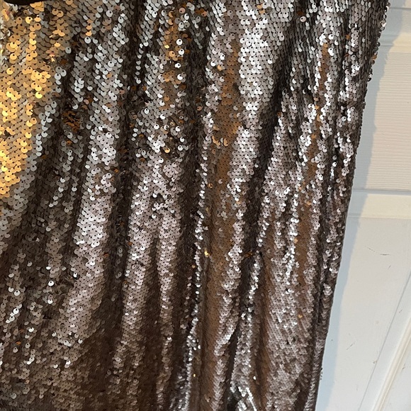 Fashion Nova  Size XS Strapless Silver Sequin Dress. New withTag. - Picture 10 of 15